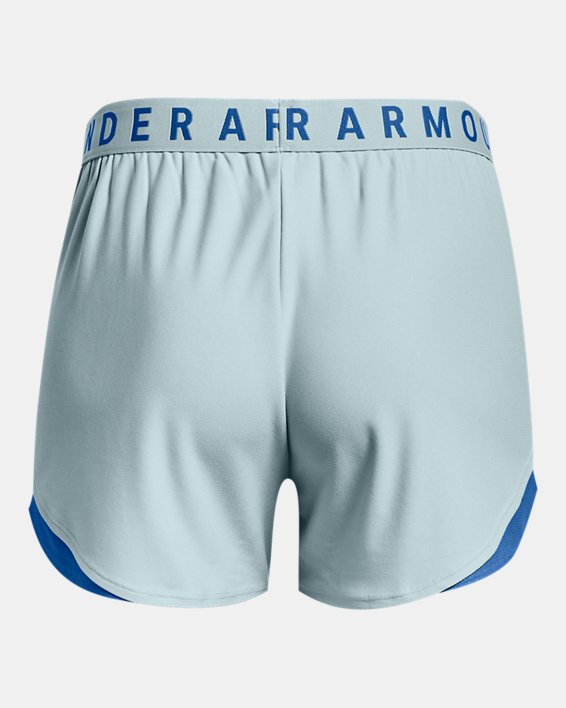 Women's UA Play Up Shorts 3.0, Blue, pdpMainDesktop image number 5